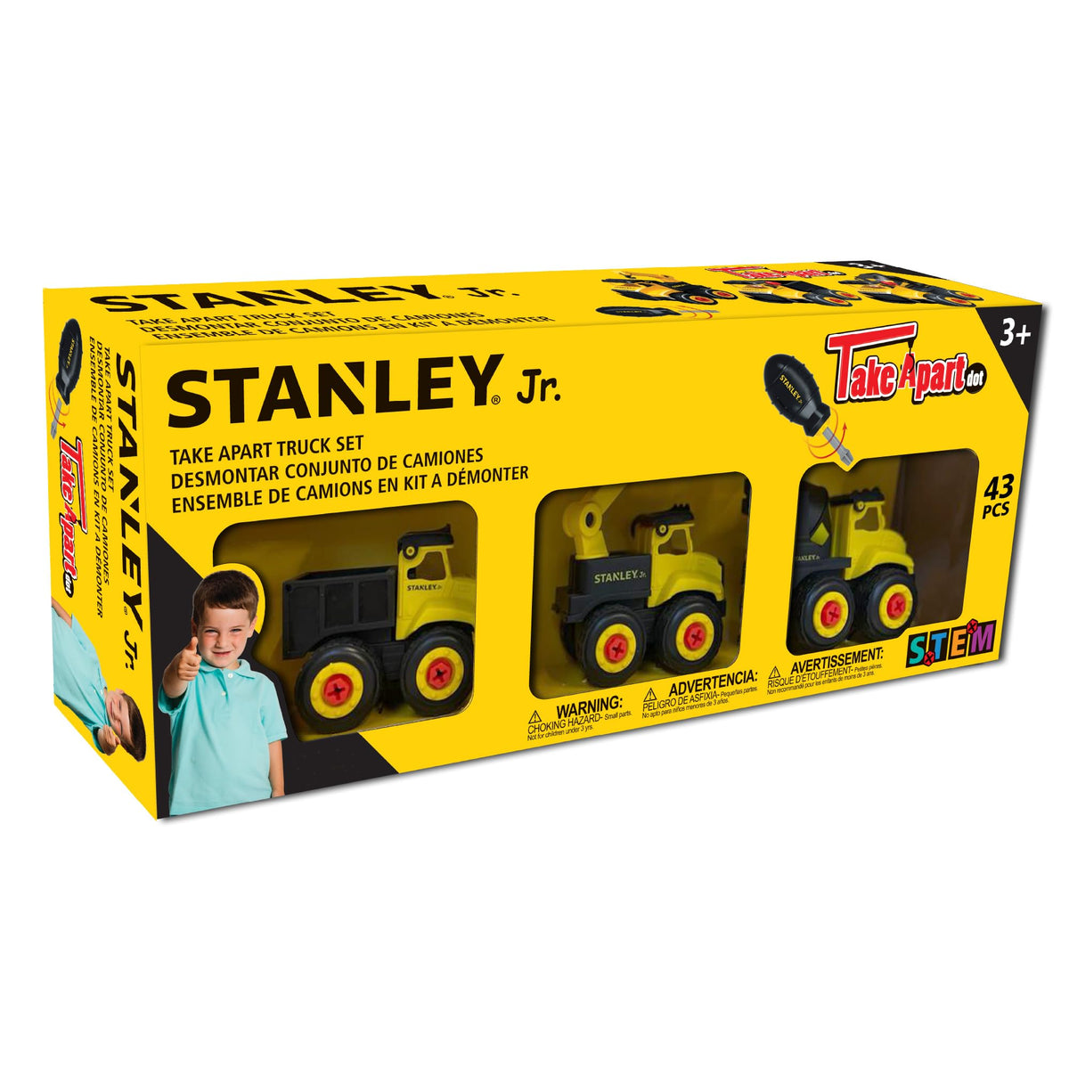 STANLEY Jr. Take Apart Construction Set of 3