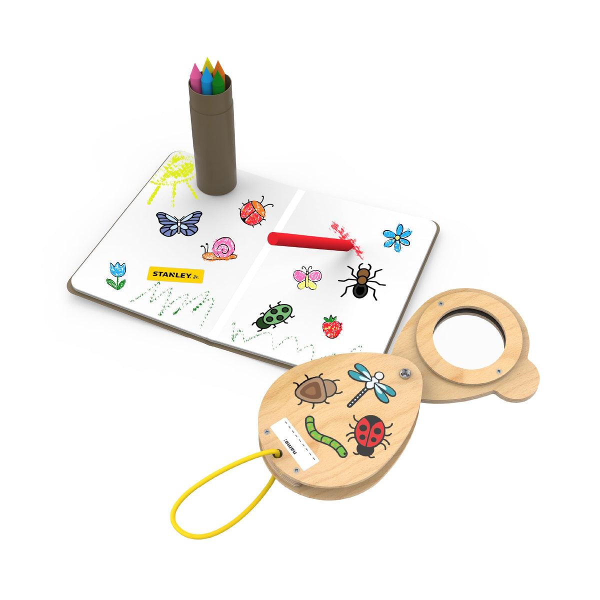 STANLEY Jr. Wood Magnifying Glass Kit