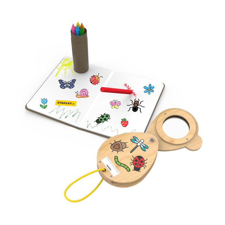 STANLEY Jr. Wood Magnifying Glass Kit