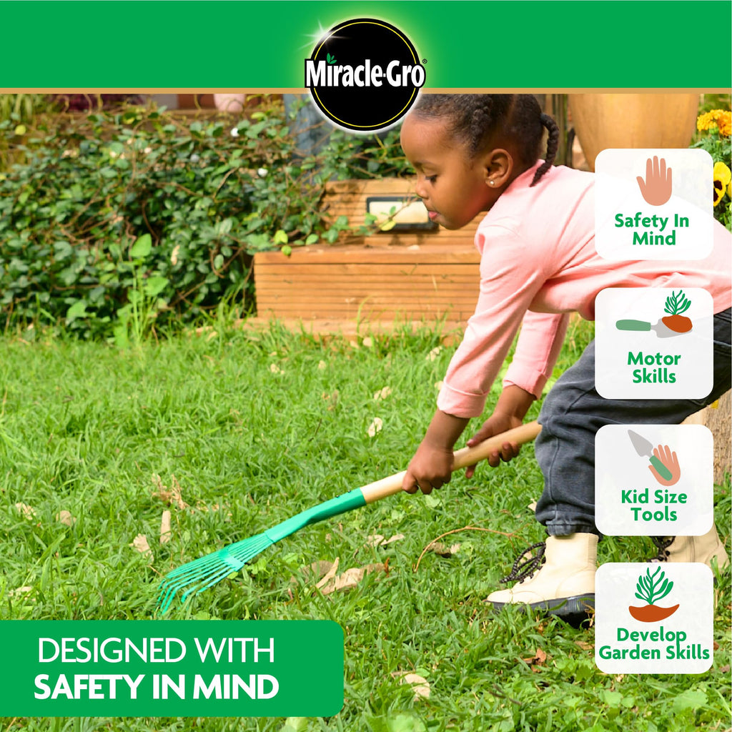 MIRACLE-GRO Set 3 pcs - Long Garden Tools