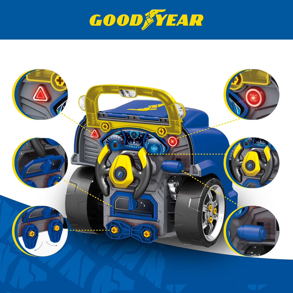 GOODYEAR Pretend Play Toy Engine Set for Kids