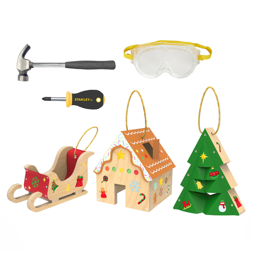 STANLEY Jr. Christmas Ornaments Kit Set of 3