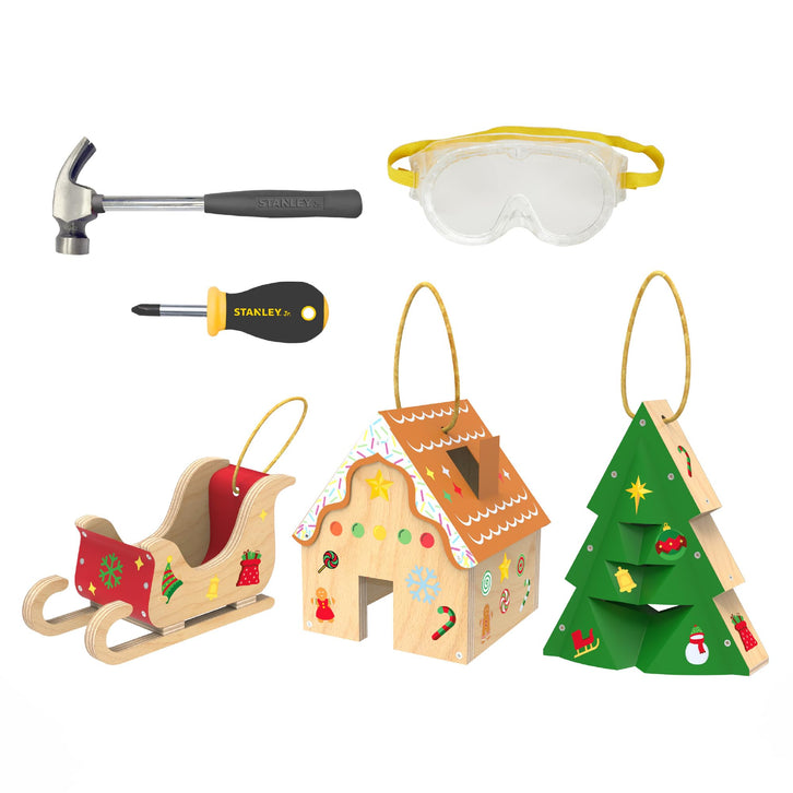 STANLEY Jr. Christmas Ornaments Kit Set of 3