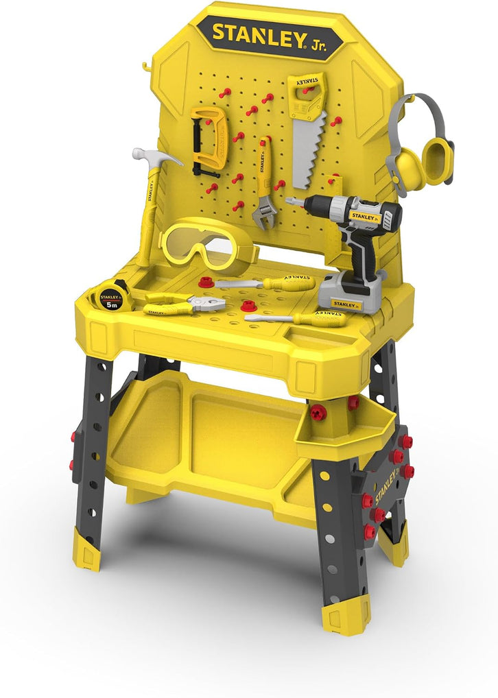 STANLEY Jr. Pretend Play Kids Tool Bench with Toolset