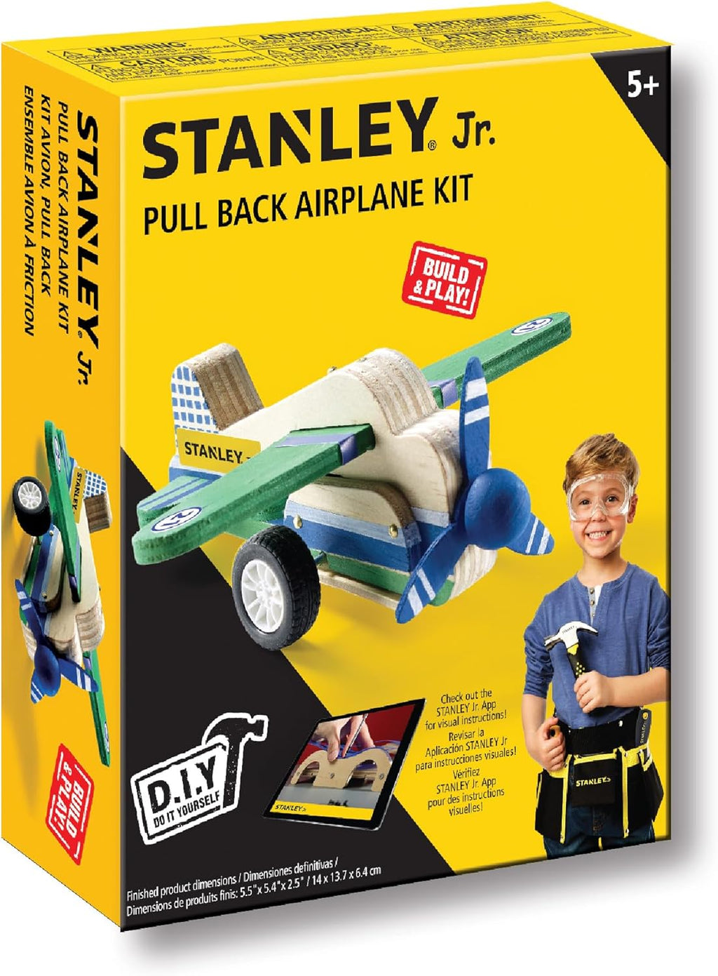 STANLEY Jr. Kids Woodworking Plain DIY Kit