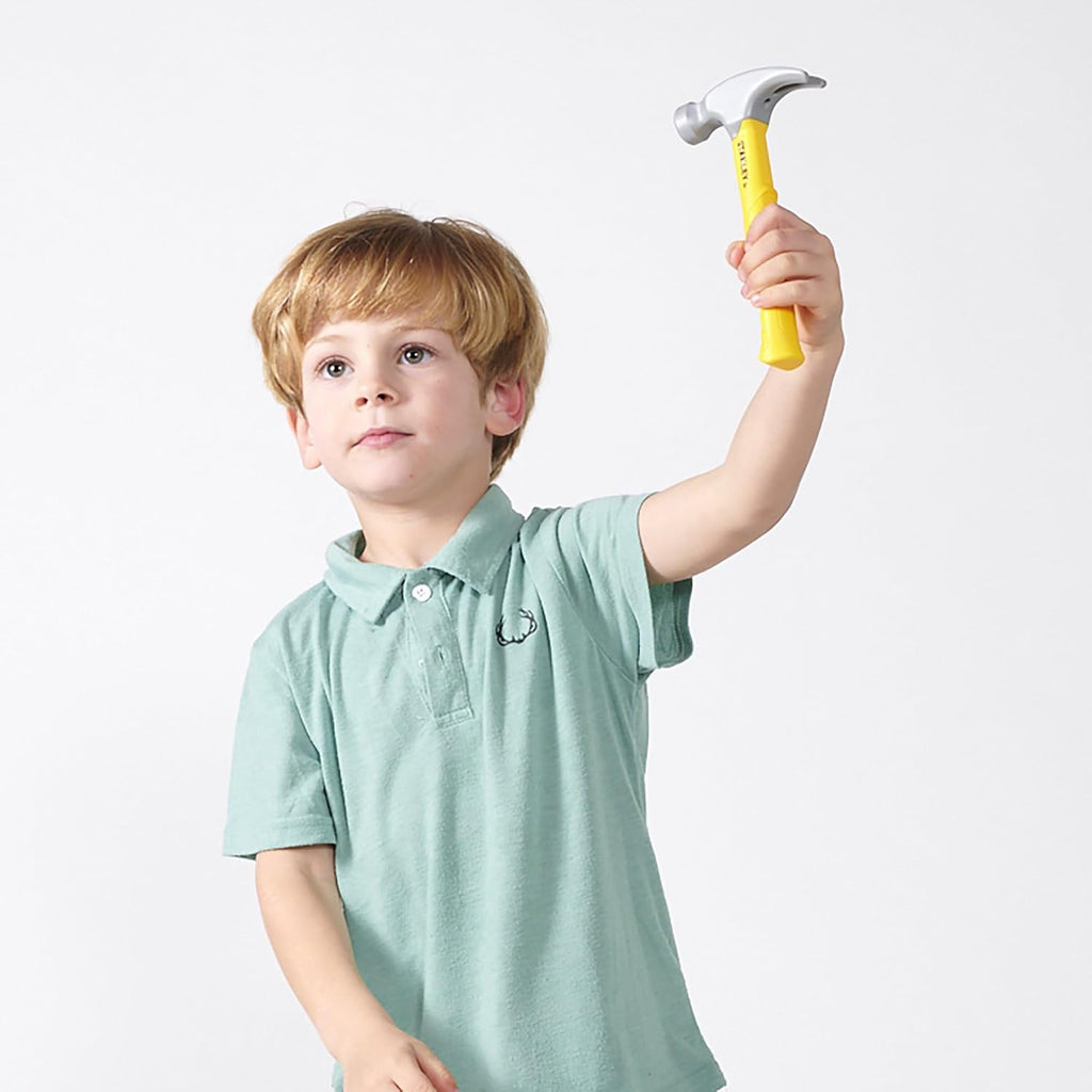 Pretend Play Hand Toolset 40 Pieces Hammer Saw Leveler Adjustable Wrench