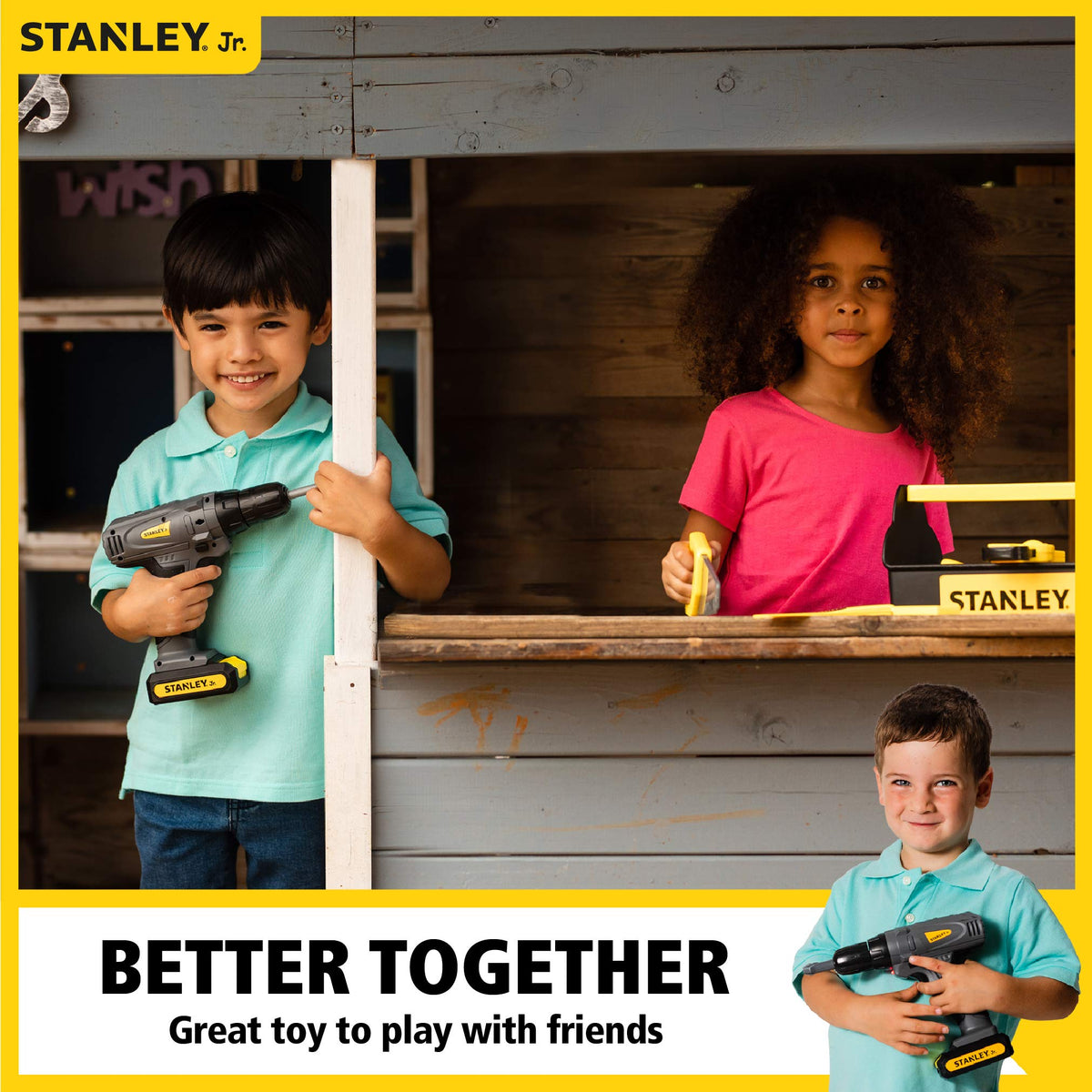 STANLEY Jr. Pretend Battery Operated Drill