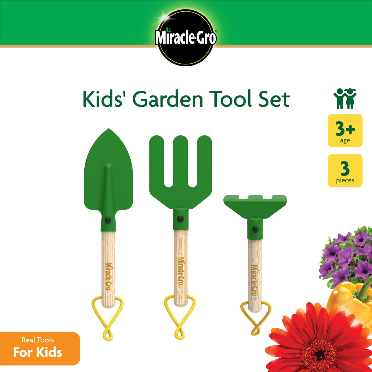 MIRACLE-GRO 3 Piece Hand Garden Toolset