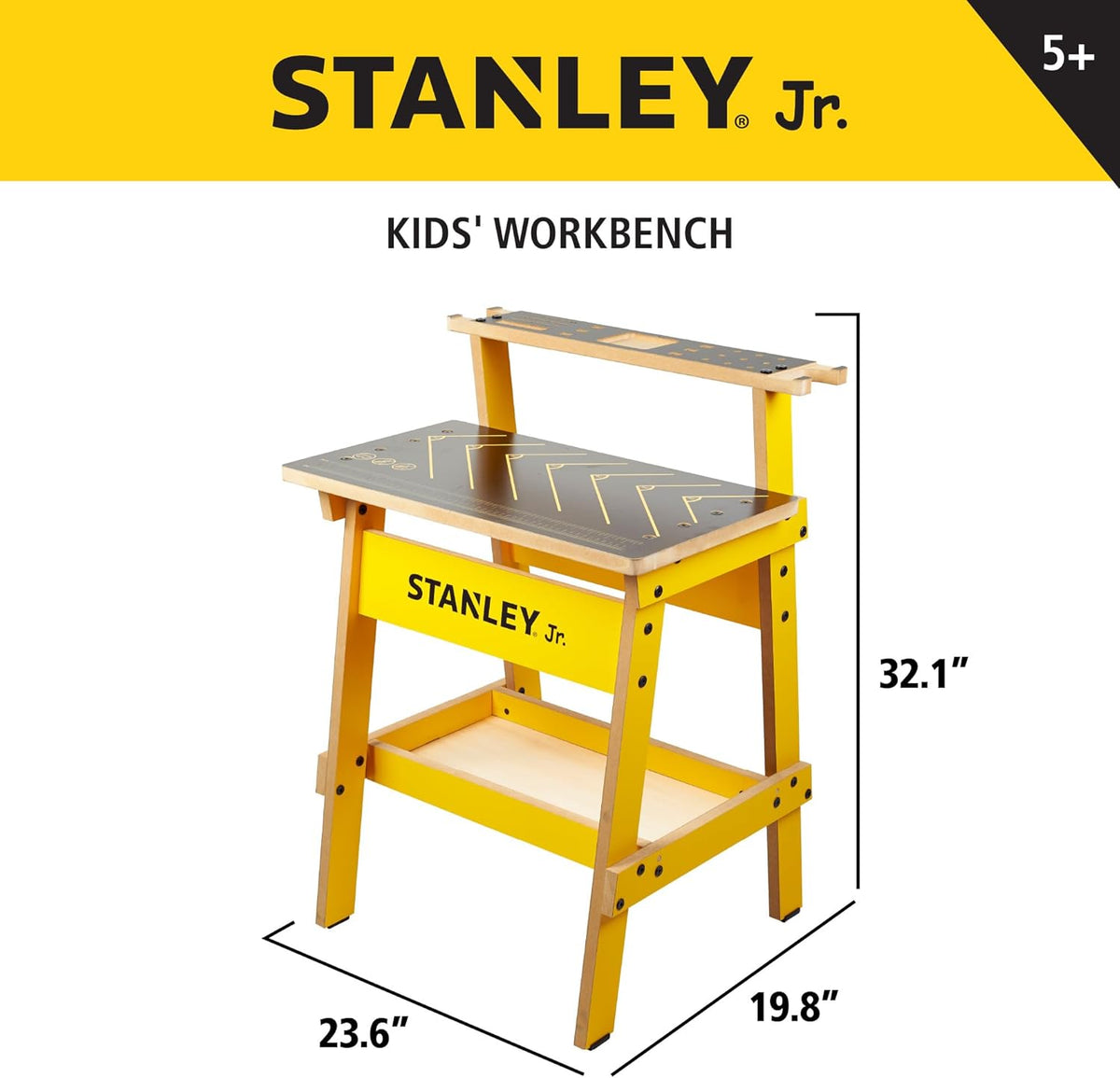 STANLEY Jr. Kids Workbench – Real Wood Craft Kits