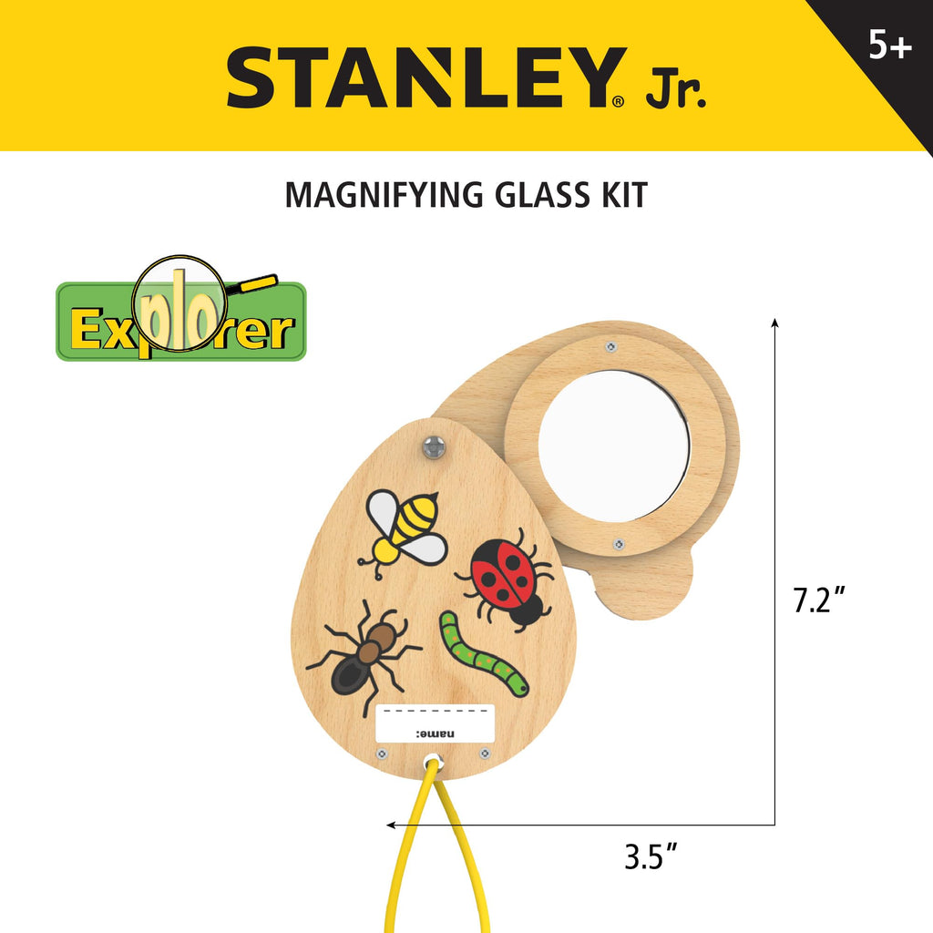STANLEY Jr. Wood Magnifying Glass Kit