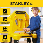 STANLEY Jr. Pretend Play Kids Tool Bench with Toolset