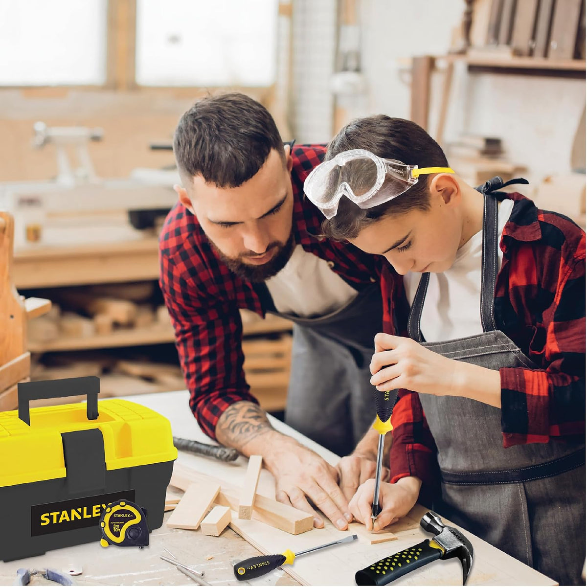 STANLEY Jr. Toolbox with 5 PC Toolset