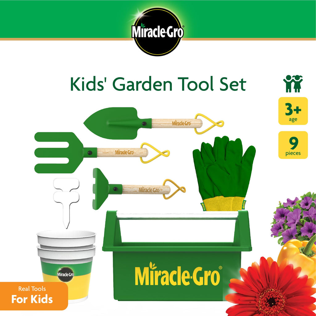 MIRACLE-GRO Kids Gardening Set 9 Piece