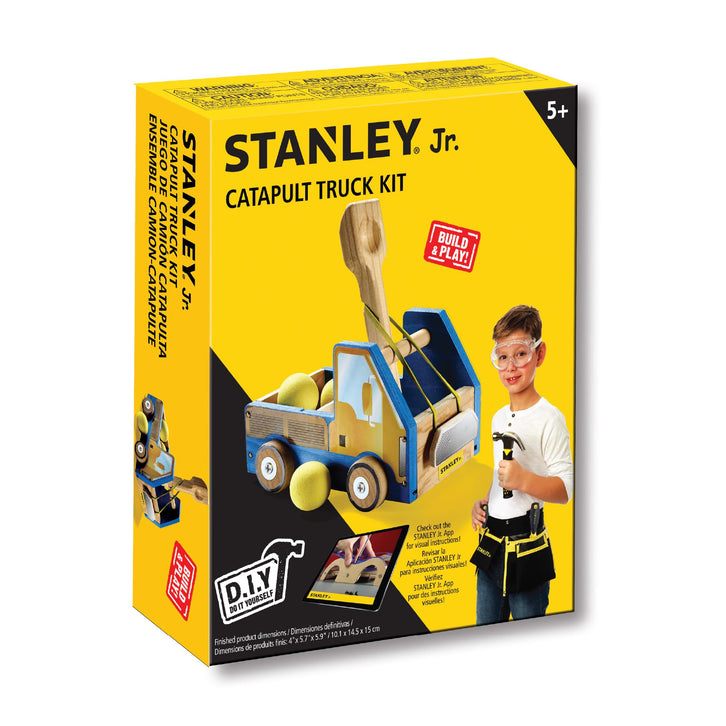 STANLEY Jr. DIY Truck Catapult Kids Building Kit