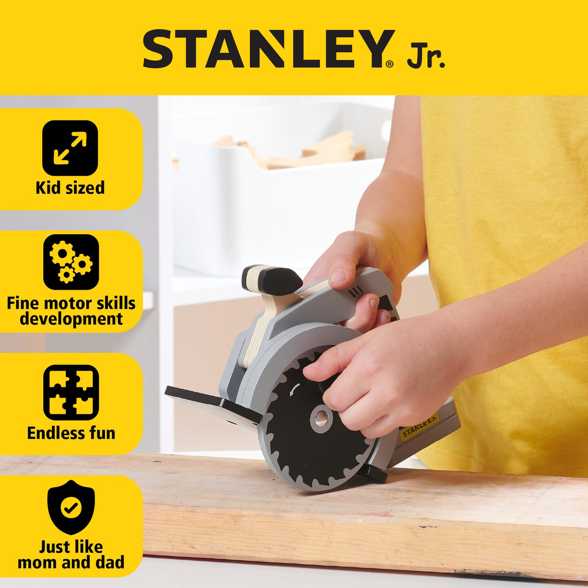 STANLEY Jr. Pretend Battery Operated Circular Saw