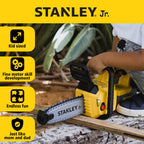 Red Toolbox Stanley Jr Battery Operated Delux Chainsaw,Yellow