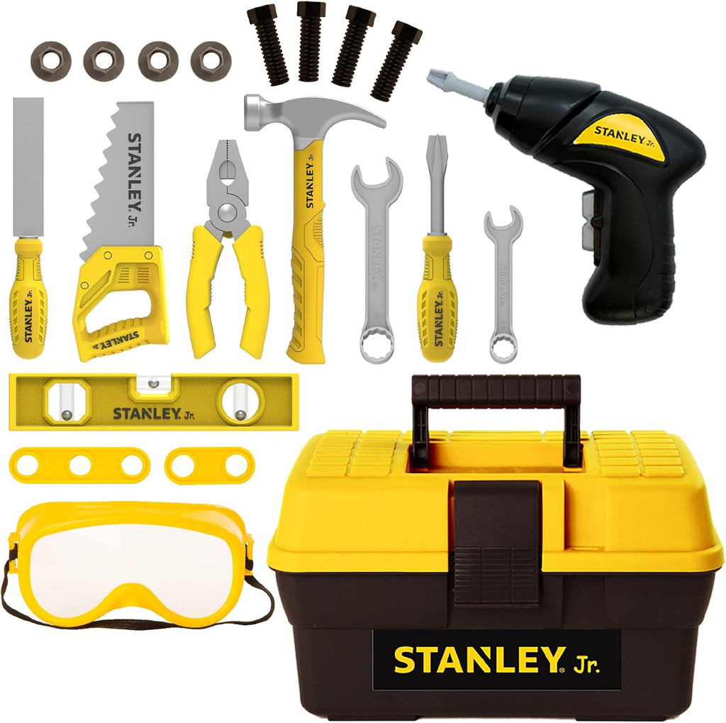 STANLEY Jr. Toy Toolbox Set 21 pcs