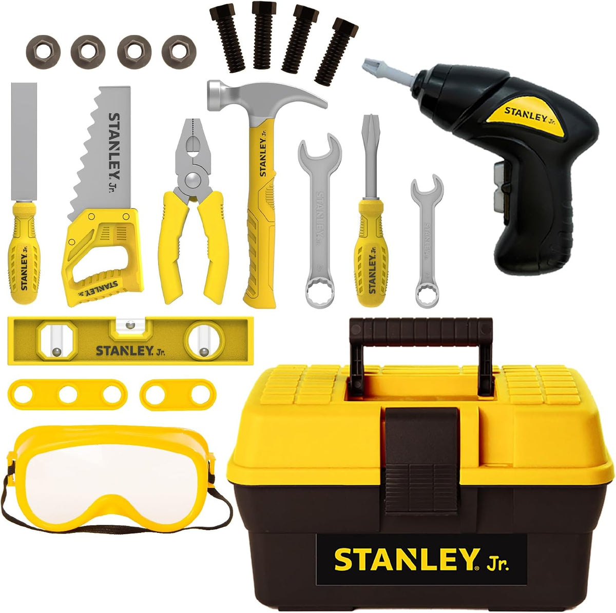 STANLEY Jr. Toy Toolbox Set 21 pcs