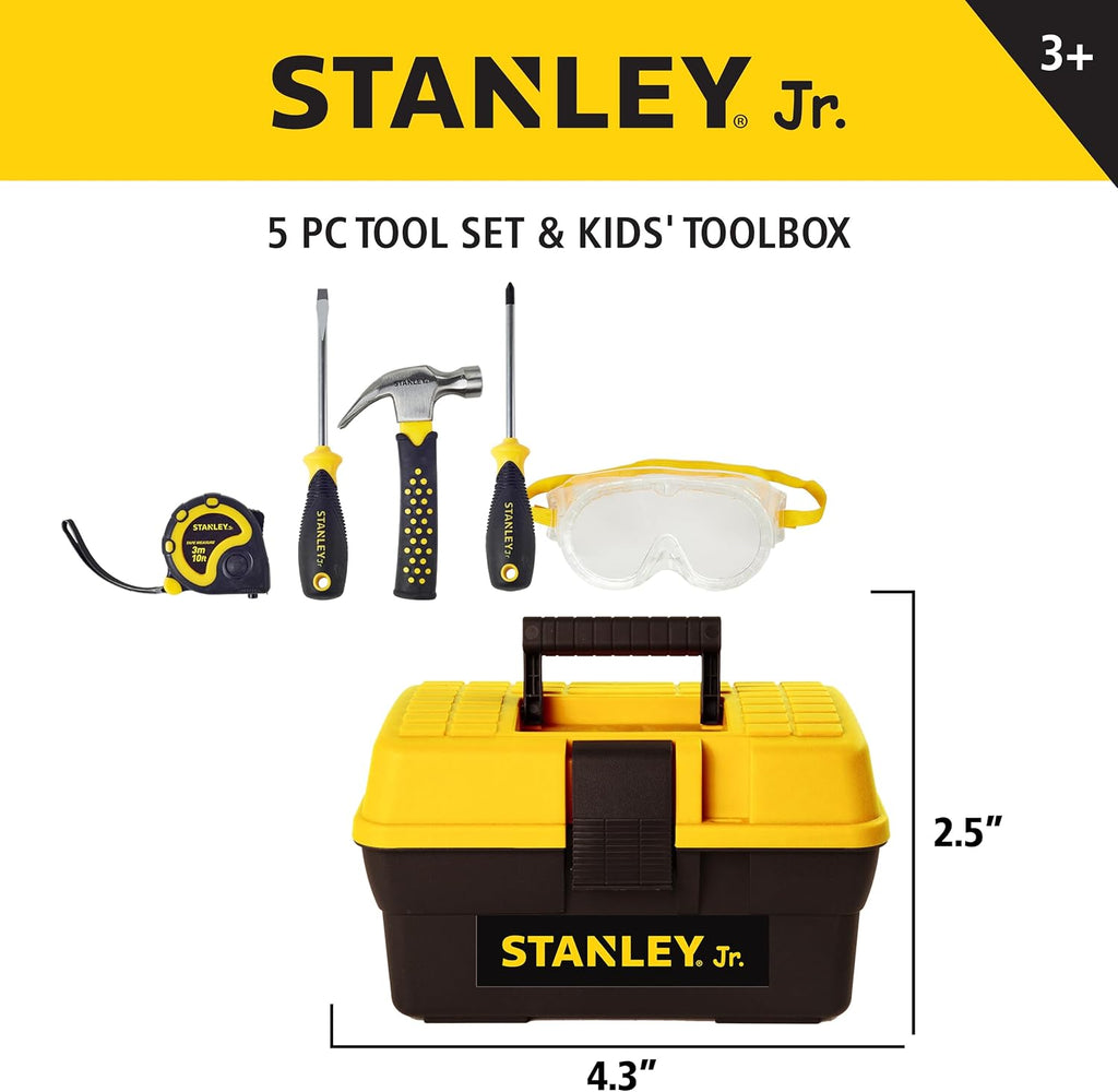 STANLEY Jr. Toolbox with 5 PC Toolset