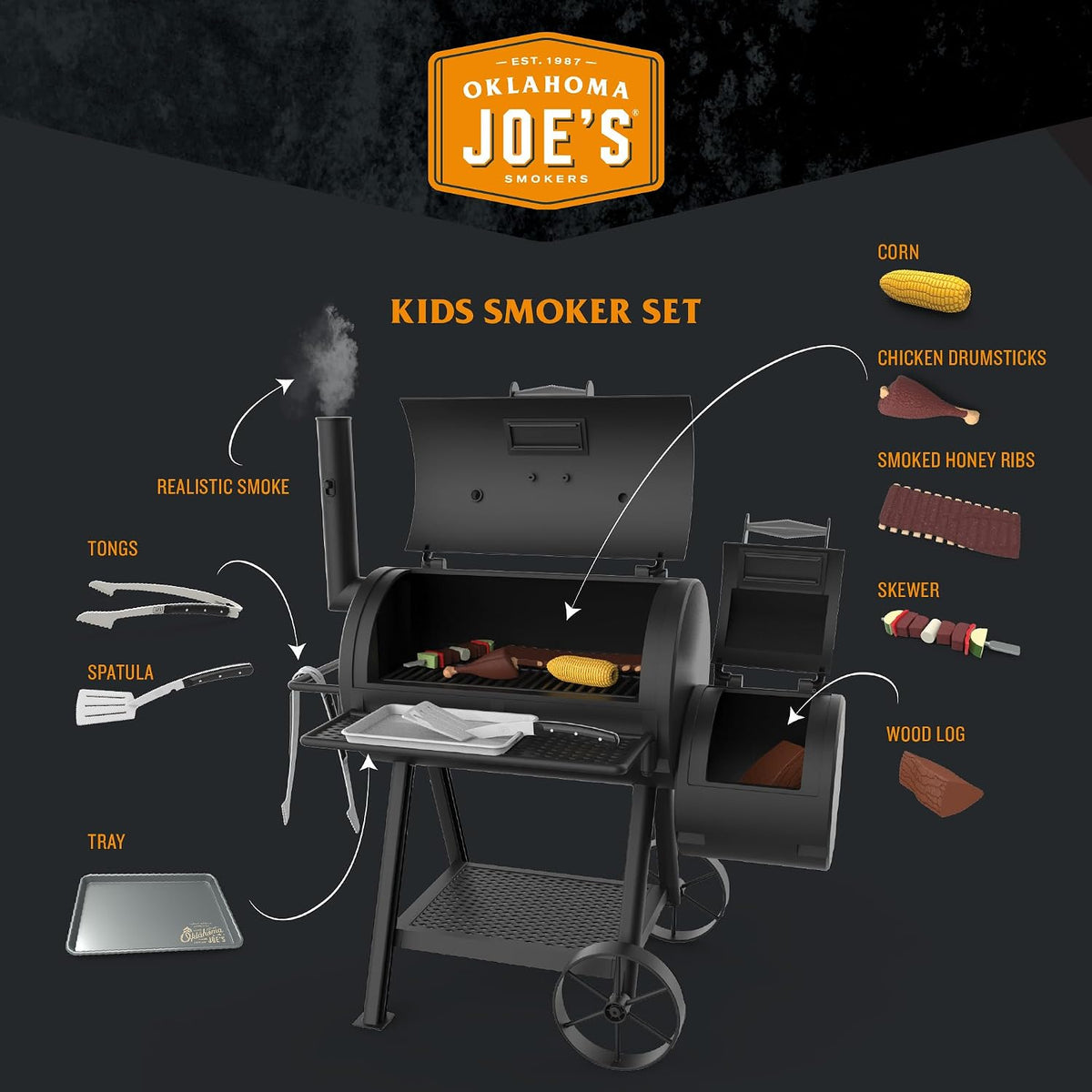 Oklahoma Joe's Pretend Play Toy Smoker