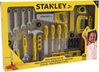 Pretend Play Hand Toolset 40 Pieces Hammer Saw Leveler Adjustable Wrench