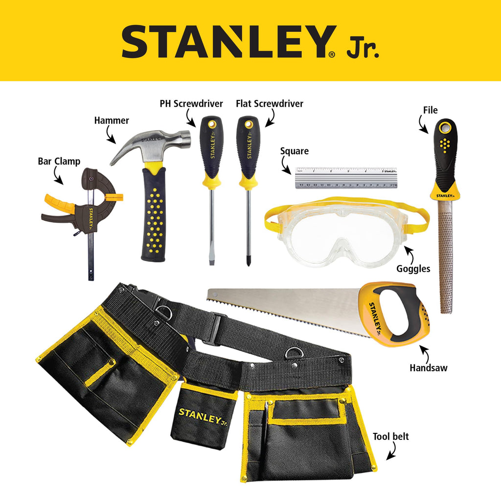 Stanley Jr. 10-Piece Kids Tool Set