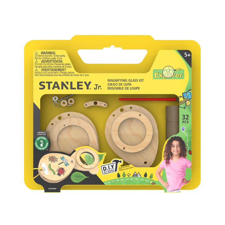 STANLEY Jr. Wood Magnifying Glass Kit