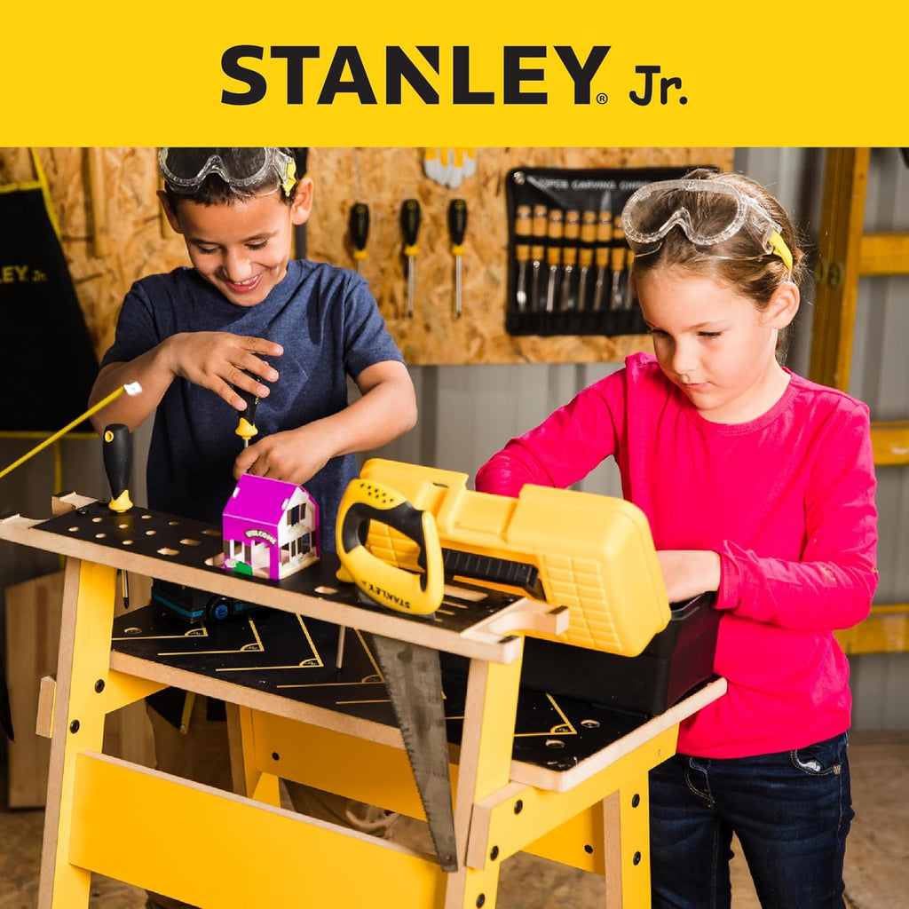 STANLEY Jr. Kids Workbench – Real Wood Craft Kits