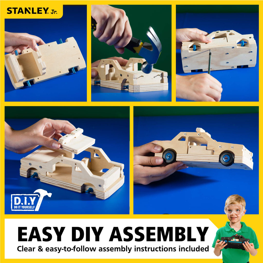 STANLEY Jr. Wood DIY Police Car Kit