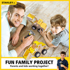STANLEY Jr. Construction Truck Front Loader Wood Craft Kit