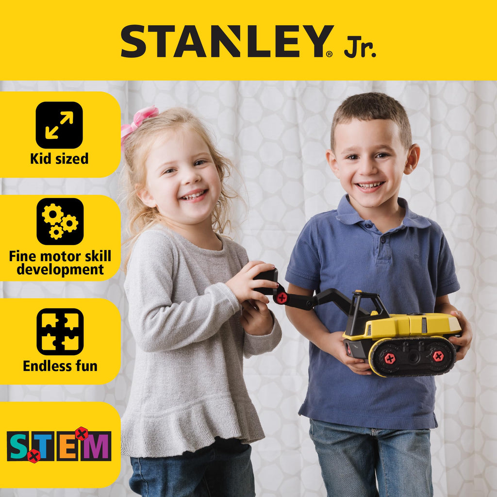 STANLEY Jr. Take Apart Excavator Kit for Kids