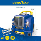 GOODYEAR Kids Car Engine Mechanic Replay & Play Set