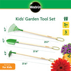MIRACLE-GRO Set 3 pcs - Long Garden Tools