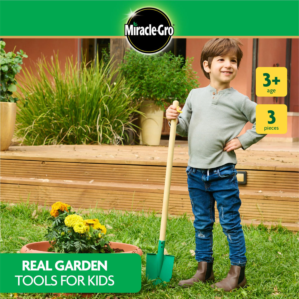 MIRACLE-GRO Set 3 pcs - Long Garden Tools