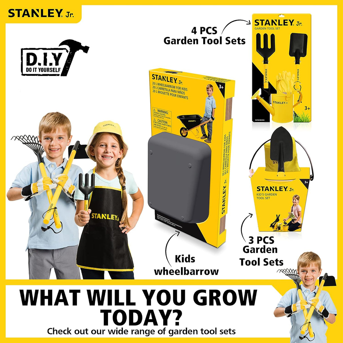 Stanley Jr. 3 Piece Garden Toolset