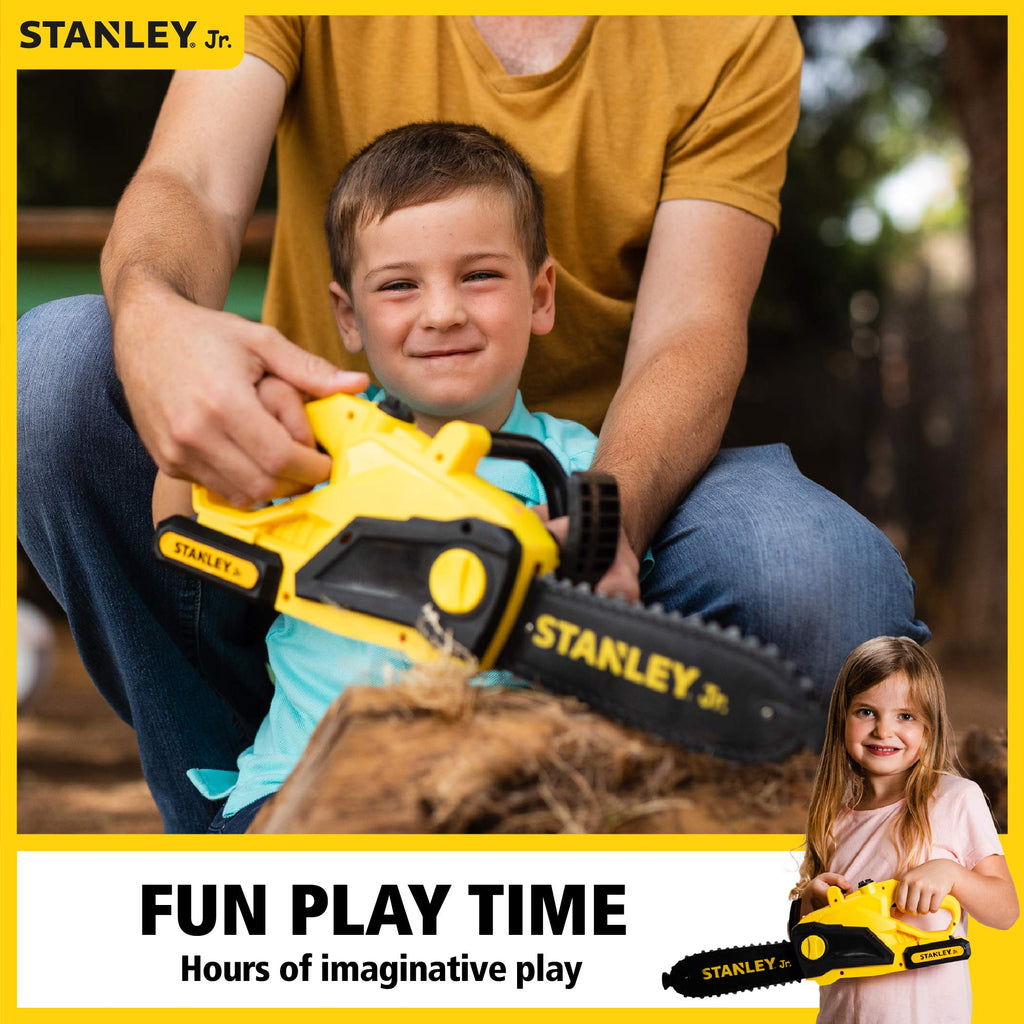 Red Toolbox Stanley Jr Battery Operated Delux Chainsaw,Yellow