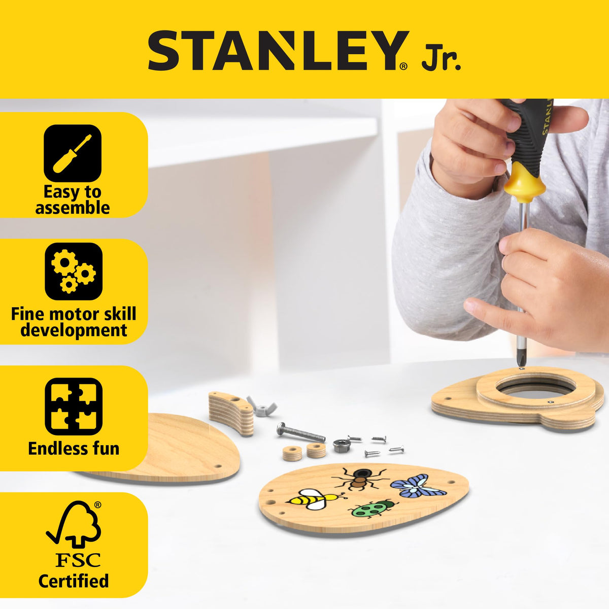STANLEY Jr. Wood Magnifying Glass Kit