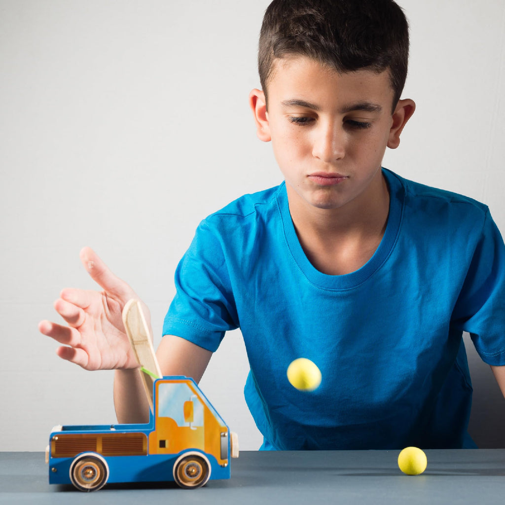 STANLEY Jr. DIY Truck Catapult Kids Building Kit