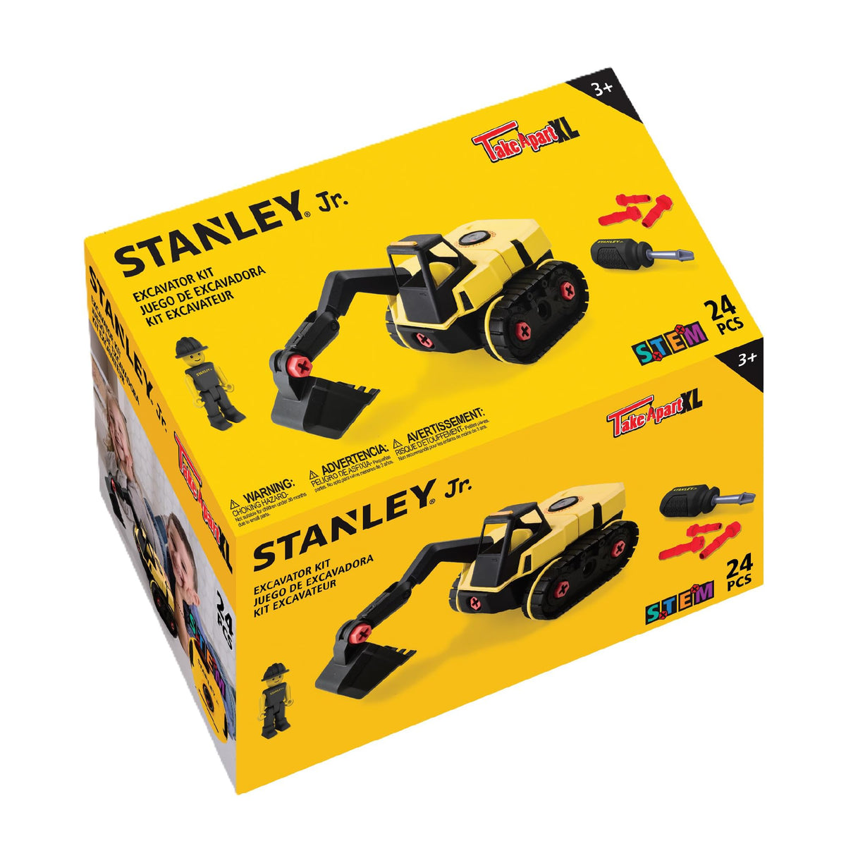 STANLEY Jr. Take Apart Excavator Kit for Kids
