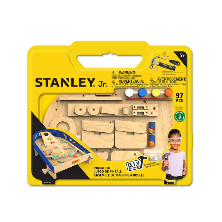 STANLEY Jr. Kids Pinball Machine Kit
