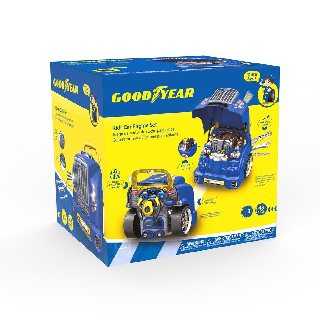 GOODYEAR Pretend Play Toy Engine Set for Kids