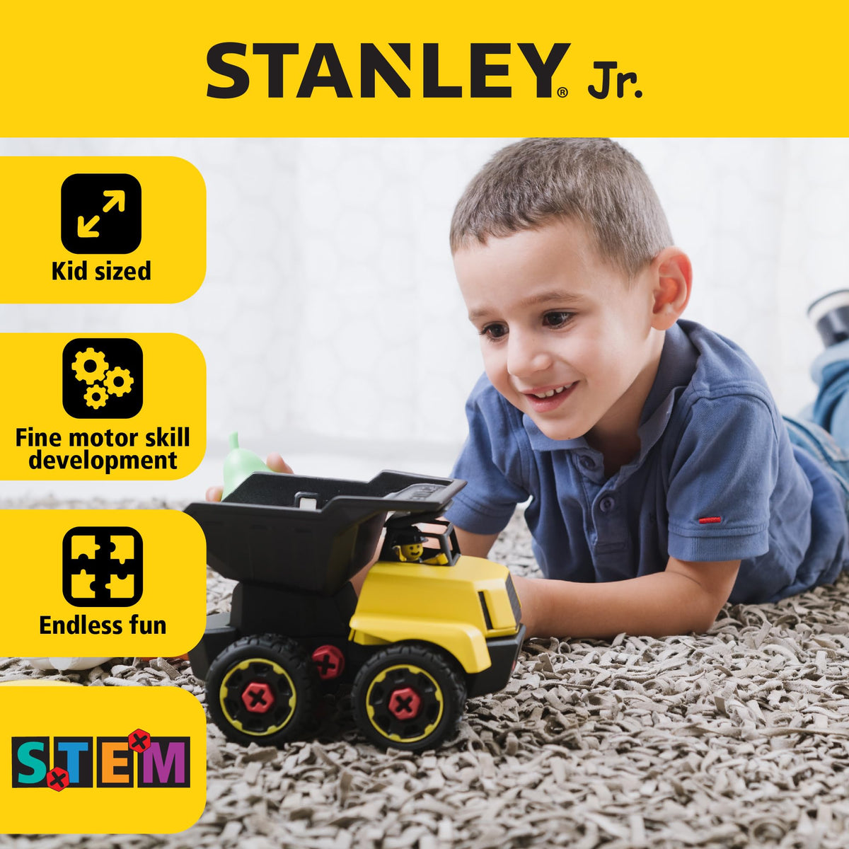 STANLEY Jr. Take Apart Dump Truck for Kids