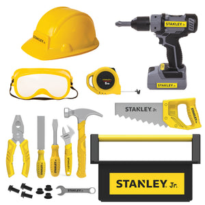 Mega Kids' Toolbox & Toy Tool Set with power drill