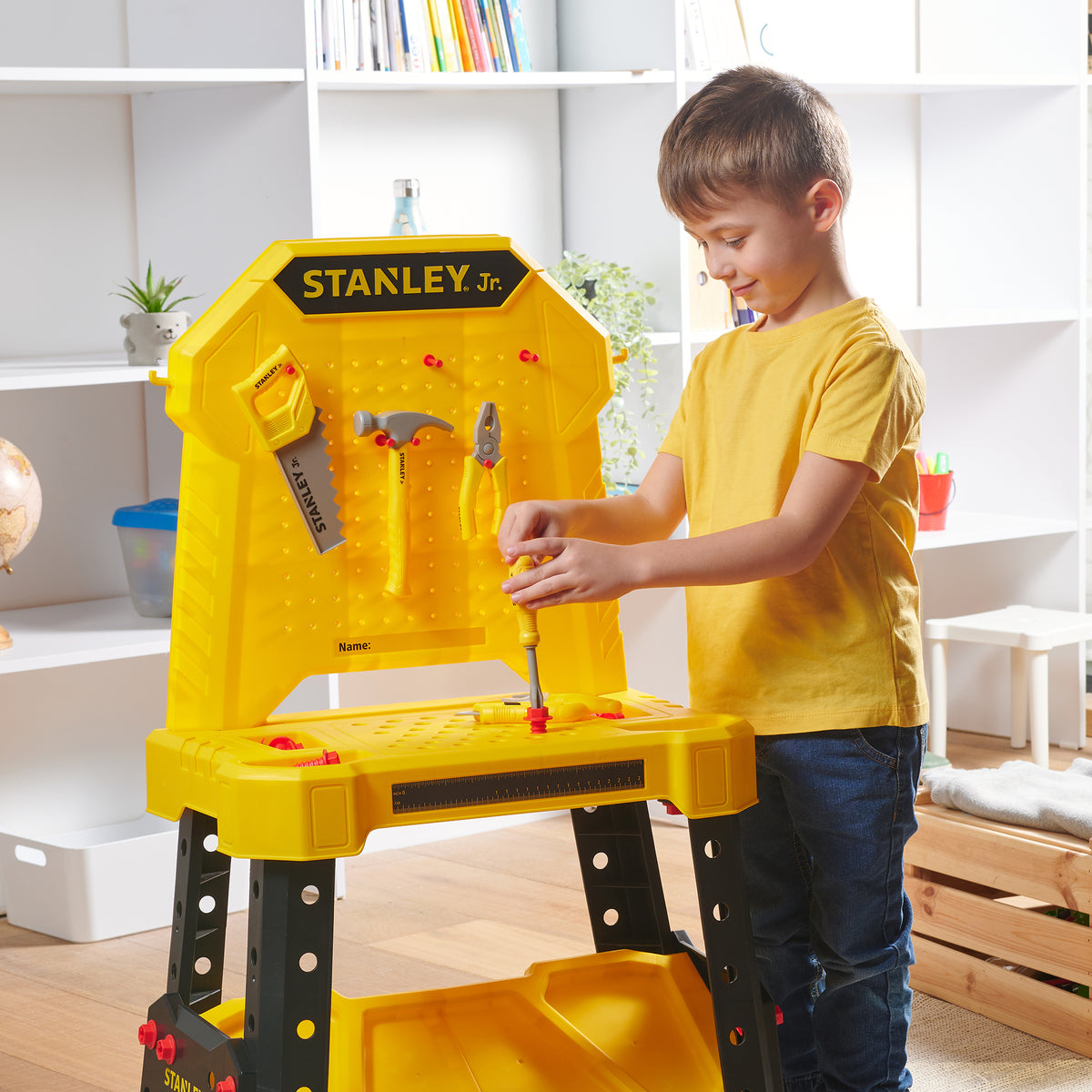 Pretend Play Workbench & Power Drill & Toolset