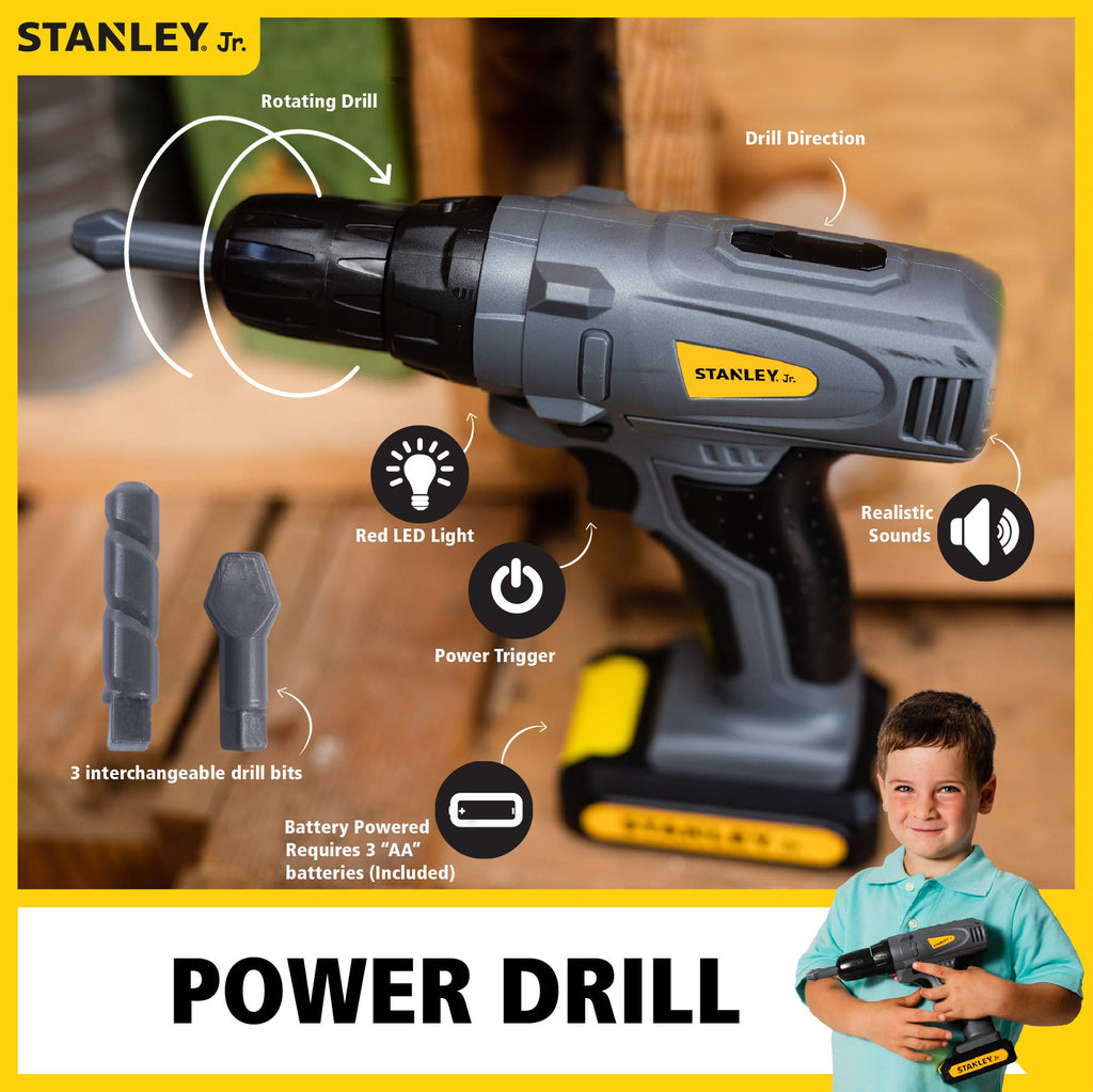 STANLEY Jr. Pretend Battery Operated Drill