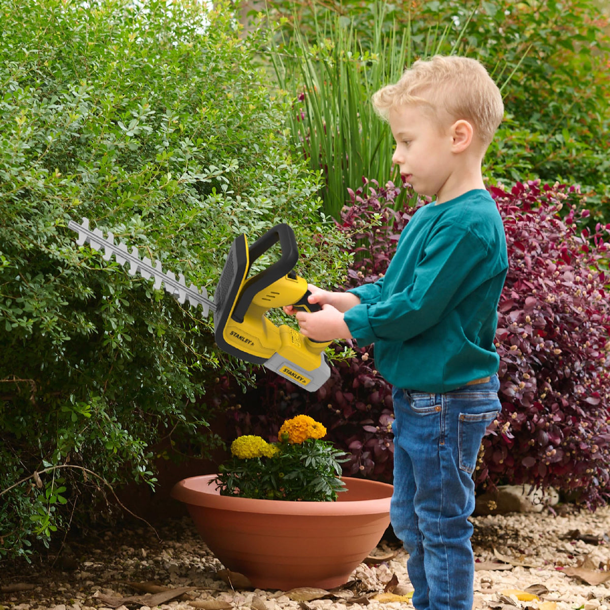 STANLEY Jr. Battery Operated Toy Hedge Trimmer