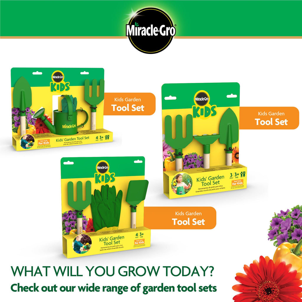 MIRACLE-GRO Set 3 pcs - Long Garden Tools