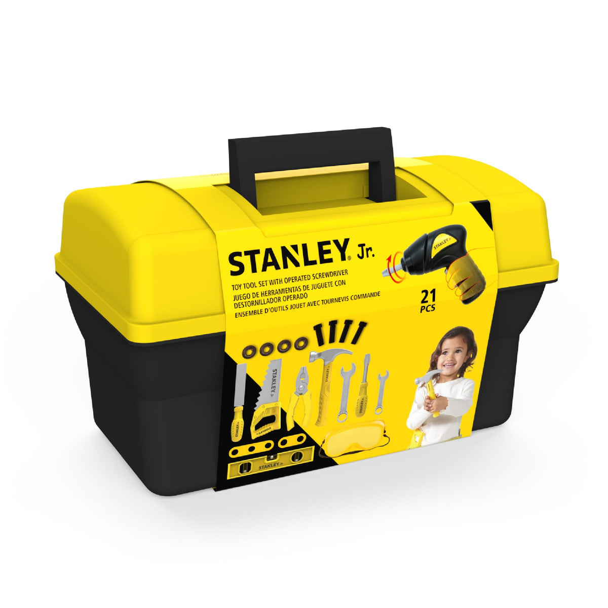 STANLEY Jr. Toy Toolbox Set 21 pcs
