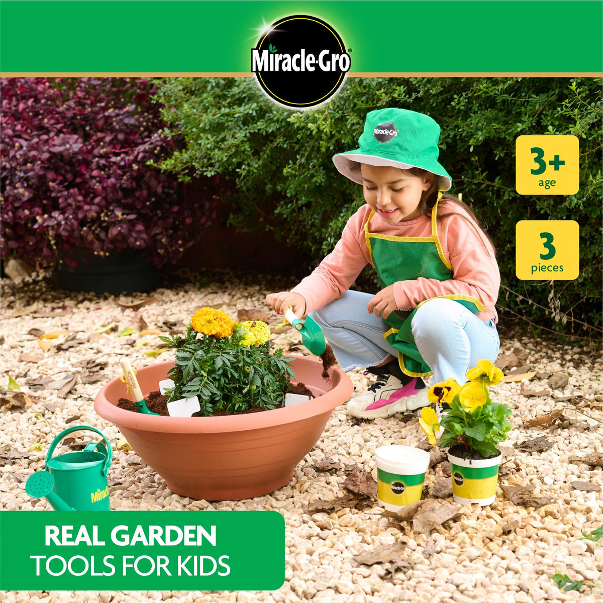 MIRACLE-GRO 3 Piece Hand Garden Toolset