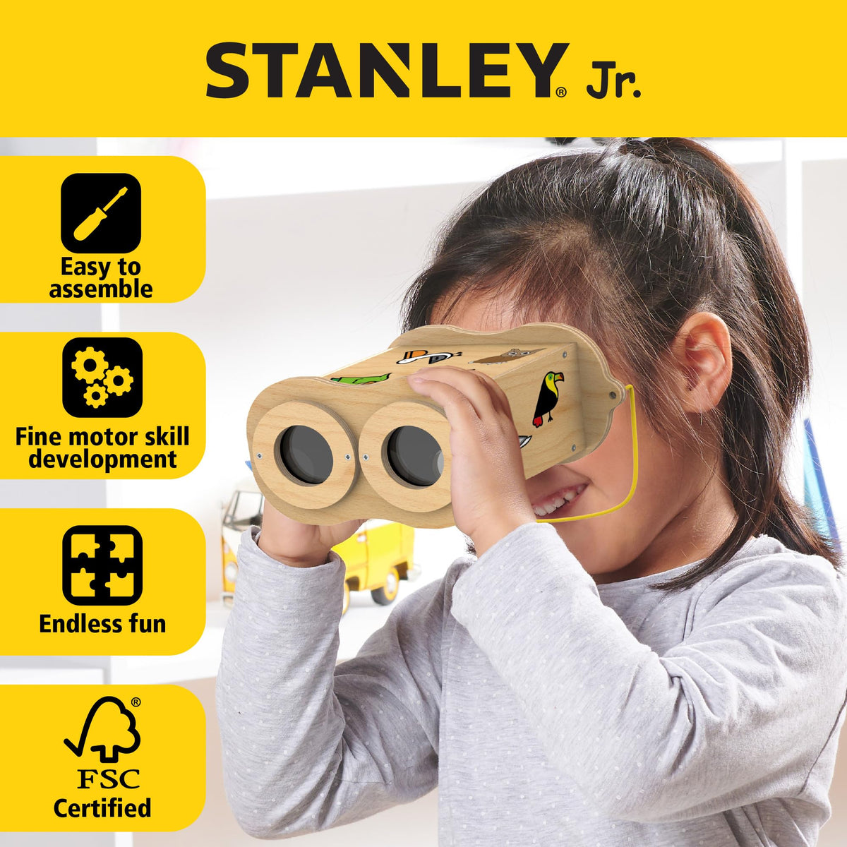 STANLEY Jr. - Wood Binocular Kit